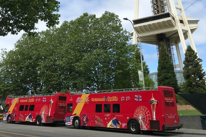 City Sightseeing Seattle HOHO Bus and Locks or Harbour Cruise - Pioneer Square, Occidental Square, and Chinatown Gate