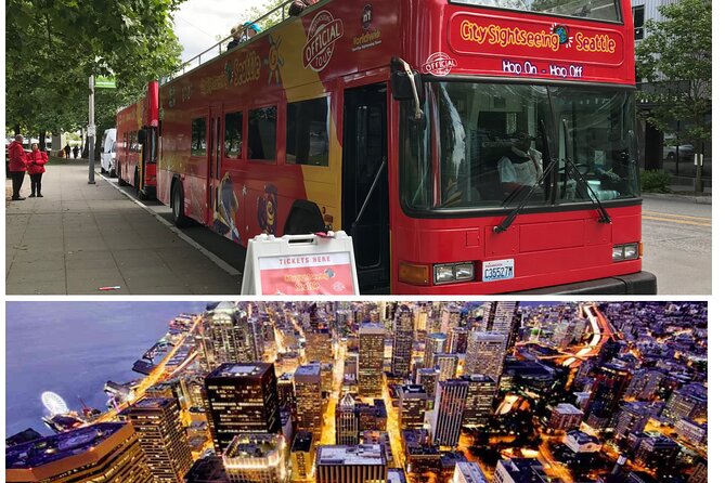 City Sightseeing Seattle HOHO Bus Tour + Bookable Extras - Stop 1: Space Needle and Seattle Center, your big-picture anchor