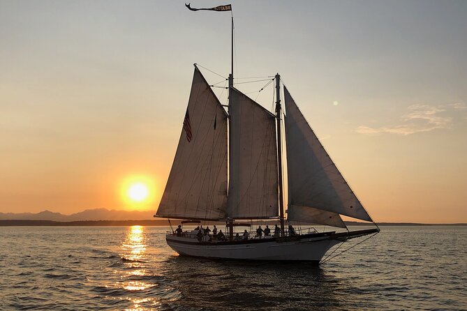 Evening Colors Sunset Sail Tour in Seattle - Mount Rainier, the Olympics, and Cascades on Clear Evenings