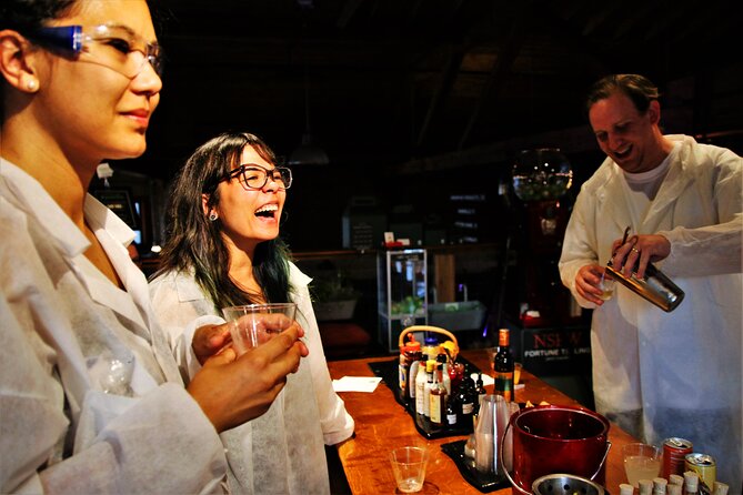 Mad Scientist Cocktail and Mocktail Lab - The heart of the experience: inventing drinks instead of following one script