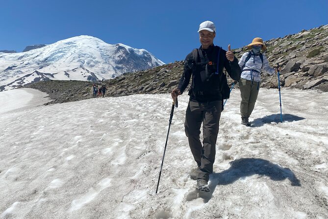 Mount Rainier Day Hike - Three Burroughs Trail: Moderate to Challenging, Not Technical