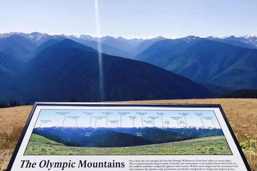 Olympic National Park Small Group Day Tour w/ State Ferries - Hurricane Ridge or Ediz Hook: the view changes, not the payoff
