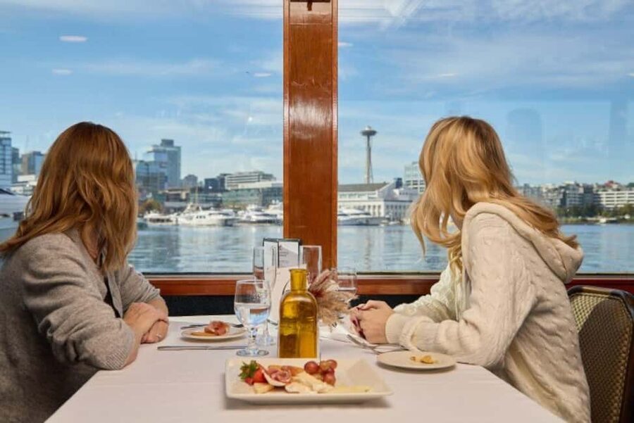 Seattle: Brunch Cruise - The Brunch Buffet Spread: Omelets, French Toast Bread Pudding, and More