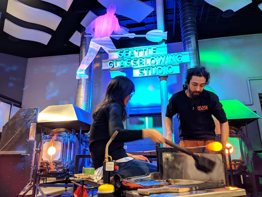 Seattle Glassblowing: Create Your Own, 2 Piece Experience - Quick Hits Before You Go