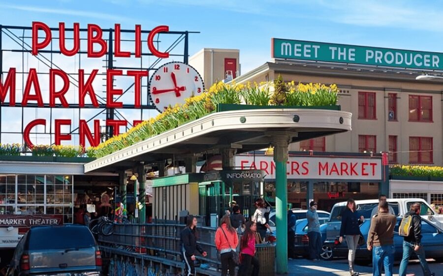 Seattle : Must-See Attractions Walking Tour With A Guide - Pike Place Market first, because it teaches you the city’s rhythm
