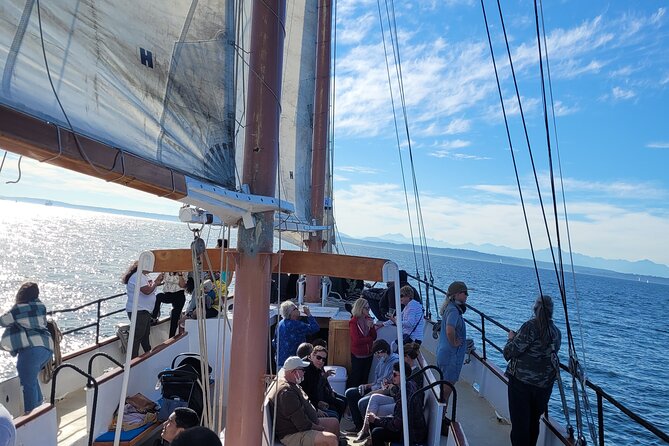 Seattle Sailing Harbor Tour - Stop 4: Olympic Mountains and Cascades from Elliott Bay Harbor