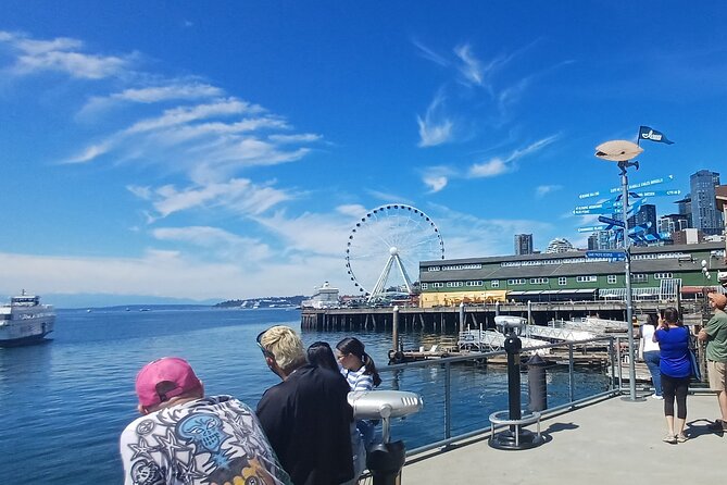 Seattle Sightseeing ScooTour - Olympic Sculpture Park, outdoor art with sea-and-mountain views
