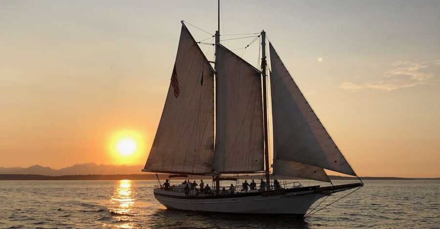 Seattle: Tall Sailboat Sunset Harbor Cruise - Crew Energy and How the Sail Becomes a Story