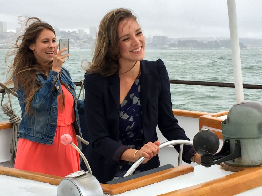 Seattle: Tall Ship Harbor Cruise - The fun part: helping raise sails and taking the helm