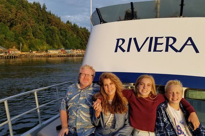 Shared 2 Hour September Sunset Cruise from Gig Harbor - Twin suspension bridges: the story behind the Tacoma Narrows area